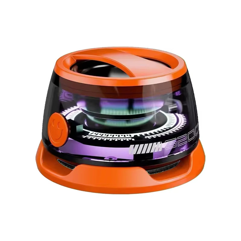 Mini Magnetic Bluetooth Speaker with Phone Holder & RGB Light