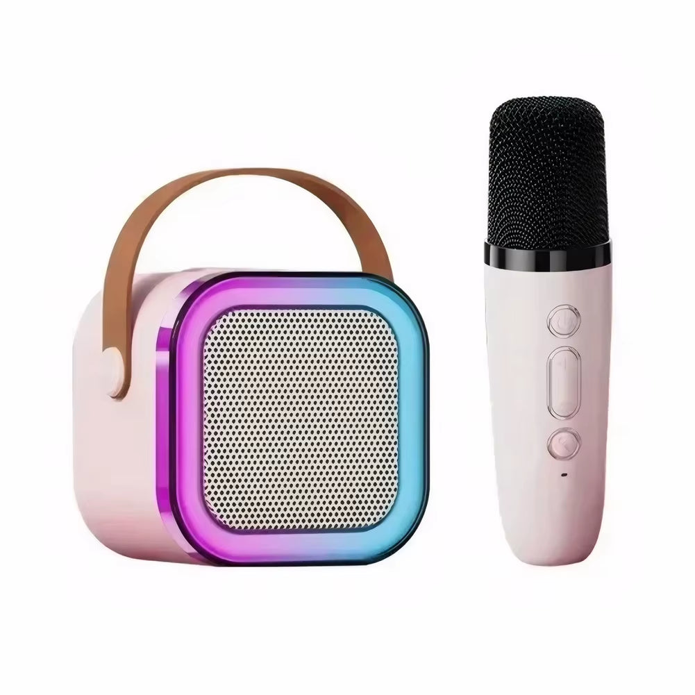 K12 Portable Karaoke Mini Bluetooth Speaker with Microphone